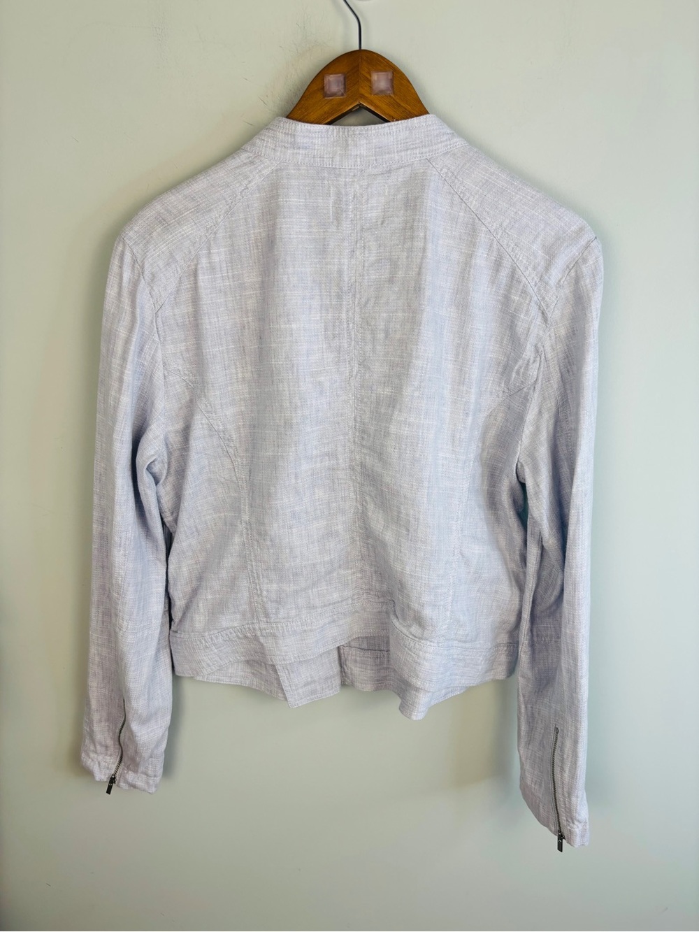 Loft Linen Moto Jacket Size L - Picture 4 of 4